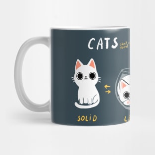 Cats Matter - Funny Science Kitty - Physics Cat Mug